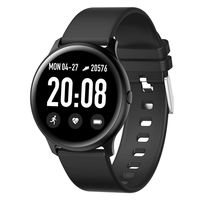 Smartwatch for Men Women - Waterproof IP67 Blood Pressure Heart Rate Monitor Sport Smartwatch for Father Men Kids Youth Teens Boyfriend Lover's Birthday Gift ZUYOKII Smartwatches (Black,)