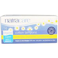 Natracare, Organic Cotton Tampons, Super, 16 Tampons - 2pc