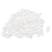 uxcell Nylon Cable Tie Saddle Type Mount Base Holder 5mm Wire 100 Pcs White