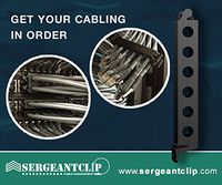 Cable Management SergeantClip 10 x 6 Port Bundle