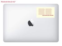 egeek amz Vinyl Decal Sticker Skin Print/Cool Cool Cool Cool No Doubt Quote for Square 4x2 MacBook Laptop