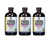 Amazing Herbs Black Seed Oil - Rich Source of Essential Fatty acids - Alcohol Free - 8 fl oz (Pack of 3)