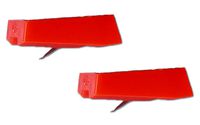 2 Pack Repl Needles Replacement Stylus Ict04 Cartridge Profile Lp Turntables Ttusb10 by ION