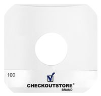 CheckOutStore (200) Paper Record Inner Sleeves with Hole for 10" Vinyl Records (Round Corners)