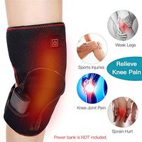 ZWPY Heating Knee Brace Wrap, Knee Brace Wrap Physiotherapy Massager with Level 3 Temperature Massage Pain Relief for Motion Protection