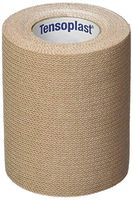 Tensoplast Elastic Athletic Tape, Provides Medium Support or Compression with High Adhesive Properties, Water Repellent and Air Permeable, Tan, 3" x 5 Yards, Roll