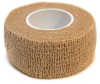 PlatinumCode 61110 Non-Latex Cohesive Bandage, 1" Width x 5 Yards Length, Tan (Case of 30)