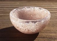 [A&S Crystals] ROSE QUARTZ 2" Orgone Bowl