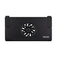 iHome Netbook Cooling Pad with 2 Built-In Fans, Black (IH-A715CB)