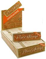 1 Pure Hemp Unbleached Brown 1 1/4 Natural Gum Cigarette Rolling Papers Packs (50 Leaves/Pack) + Beamer Smoke Sticker. for Legal Smoking Herbs, Rolling Tobacco, Cones, Herbal Mixes, Rollers, Injector