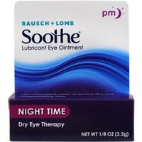 Bausch + Lomb Soothe Lubricant Eye Ointment, Night Time, 1/8 oz.