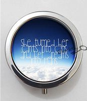 BlackKey She Turned Her Can'ts into Cans and Her Dreams into Plans 3-Compartment Decorative Pocket Gift Box Case Organizer for Pill, Color 1 -563