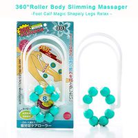WaNana 1Pack 360° Roller Body Slimming Massager Foot Calf Magic Shapely Legs Relax for Women Tool Massage Body Leg Massager