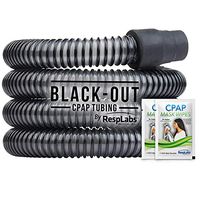 RespLabs CPAP Hose, Black-Out Tubing — The Original Universal 6 ft. Tube | Compatible with Respironics and ResMed Devices