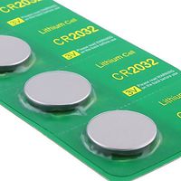 CR-2032 Lithium 3V Battery, 'coin cell', Sold As 10 Batteries