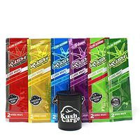 Kush Hemp Wraps All Natural Variety 6 Pack Mix Flavors (12 Packs)