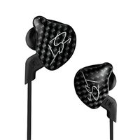 Life-Tandy KZ ZST In-Ear Earbud Headphones Colour Balanced Armature+Dynamic Hybrid Dual Driver Earphones HIFI Earbuds Bass Headset In-ear Earphones for Cellphones(black with MIC)