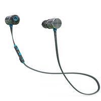 BX 343 Bluetooth Wireless Sports Flat Earphone Canal Type Magnetic Attached IPX - 5 Waterproof Super Long Standby time Two Built - in Batteries 8 Hours sustained use Suitable for Running