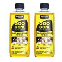 Adhesive Remover - 8 Ounce - Surface Safe Adhesive Remover Safely Removes Stickers Labels Decals Residue Tape Chewing Gum Grease Tar - 2 Pack