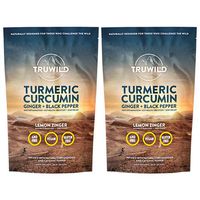 Turmeric Curcumin Drink Mix Powder + Organic Curcuminoid Black Pepper, Ginger, Cayenne Pepper, Lemon, Himalayan Salt - Natural Anti-Inflammatory & Immune Support - Encourage Joint Health (2-Pack)