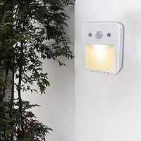Libobo_HOME 🍀Libobo🍀Motion-Sensing LED Wall Lights Sleep Friendly Battery-Powered Stick Anywhere Nightlight Induction lamp (C)