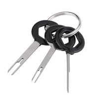 3 Pcs Wire Terminal Removal Tool Set Electrical Terminal Remover Auto Car Plug Terminal Pin Removal Tool Kit Wire Connector Puller(Plastic Handle)