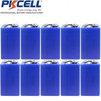 9V 1200mAH Lithium Battery for Smoke Detectors Pack of 10