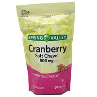 Spring Valley Natural Cranberry 500 Mg Soft Chews (30 Chews) by Spring Valley