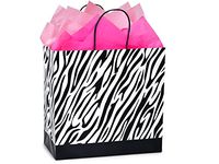 Nashville Wraps Shopping Gift Bag 25 Count - Zebra - Filly
