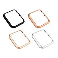 UKCOCO for Apple Watch Case, 4 Pack Shockproof Cover Anti-Scratch Metal Frame Protective Bumper Skin Shell for Apple iWatch Series 1/2/3 38mm/42mm (Gold, Silver, Black, Rose Gold)