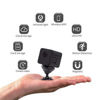 ATHORS Mini Spy Camera Hidden,Portable 1080P Wireless Nanny Cams with Cell Phone App,Night Vision and Motion Detection Remote Monitoring-Security forIndoor,Home,Pet,Baby,The Aged(Black)