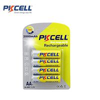 1.2V AA Rechargeable Batteries, High Capacity 2000mAh NiMH AA Battery (4pc)