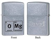 Personalized OMG Zippo Lighter with Free Engraving