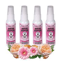 Oopsie Poopsie Before-You-Go Toilet Spray 2oz Bottle, Original Natural Oil Scents (2 & 4 Packs) (Flower Citrus, 4)