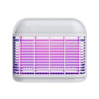 Mosquito Lamp, Mosquito Killer Lamp Plug-in Type LED Light Source Electric Shock Hang ABS Silent Efficient Indoor, ABS GAOFENG (Color : White, Size : 30.5x10.8x26cm)