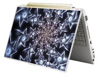Bundle Monster Laptop Notebook Skin Sticker Cover Art Decal - 12" 14" 15" - Fit HP Dell Asus Compaq - Blue Cosmo