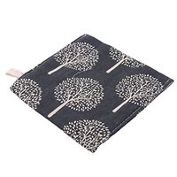SONGLIN Brief Cotton Cartoon Sanitary Napkin Bags Sanitary Towel Storage Bag (Black Tree)