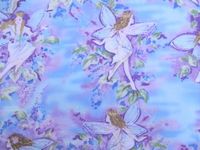 'NUGGLEBUDDY NEW! Microwavable Moist Heat & Aromatherapy Organic Rice Pack. Beautiful SKY FAIRIES Fabric! SPEARMIINT EUCALYPTUS Aromatherapy.
