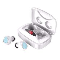 Wireless Earbuds, Bluetooth 5.0 6D Stereo Sound Hi-Fi Headphones with 2000mAh LED Charging Case, TWS in-Ear Binaural Calls Headset 180H Playtime, IPX5 Waterproof Earphones, Noise Canceling w/Mic White