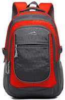 Backpack Bookbag for School Student College Business Travel Hiking Fit Laptop Up to 15.6 Inch (Red)