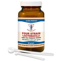 Four Strain Lactobacilli Probiotic Powder by Custom Probiotics (50 Gram)