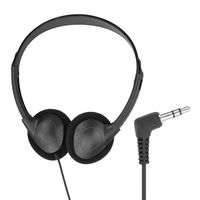 Wholesale Bulk Headphones Earbuds Earphones Over The Head Headphones in Bulk for Classroom, Airplane, Hospiital, Students,Kids and Adults 30Pack Individually Bagged Black