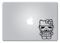 Hello Kitty stormtrooper Star Wars Apple Macbook Laptop Decal Vinyl Sticker Apple Mac Air Pro Retina