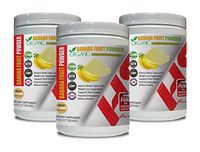 Blood Pressure Vitamins for Men - Banana Fruit Organic Powder - Digestive Fiber Powder - 3 Cans 24 OZ (195 Servings)