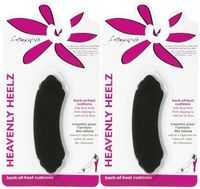 Foot Petals Heavenly Heelz Cushions-Black Iris-1 pair, 2 pk