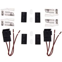 ERR117 Burner Receptacle Kit For 2Pack Range Stove Element Plug Receptacle Block Terminal Block Range Receptacle Whirlpool Kenmore Electric Stove Range 766339 74-06-132 74-06-190 550226 71930