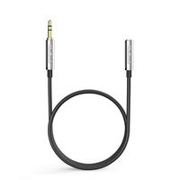 MaGeek 3.5mm Audio Aux Extension Cord, (3.3 ft / 1.0m) TRRS 4-Pole Headphone Cable Male to Female Auxiliary Extension Adapter for Beats, iPhone, iPad, Car, Home Stereo and More(Black)
