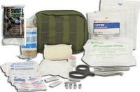 Spec Operator Tactical Trauma Kit w/SWAT Tourniquet for Camping, Hunting, Fishing, Bug Out & Duty Bags (OD)
