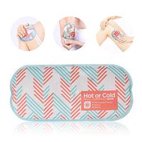 Hilph® Reusable Gel Ice Pack for Injuries, Soft Hot Cold Ice Pack for Muscles, Flexible Gel Cold Pack Helps Sooth Pain Relief, Rehabilitation Like Shoulder, Upper/Lower Back, Knee, Neck - Medium