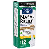 Family Care Nasal Spray Severe Congestion 0.5oz